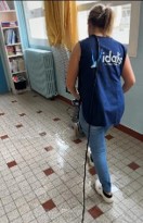 Décapage sol remise en état après chantier Vidalis